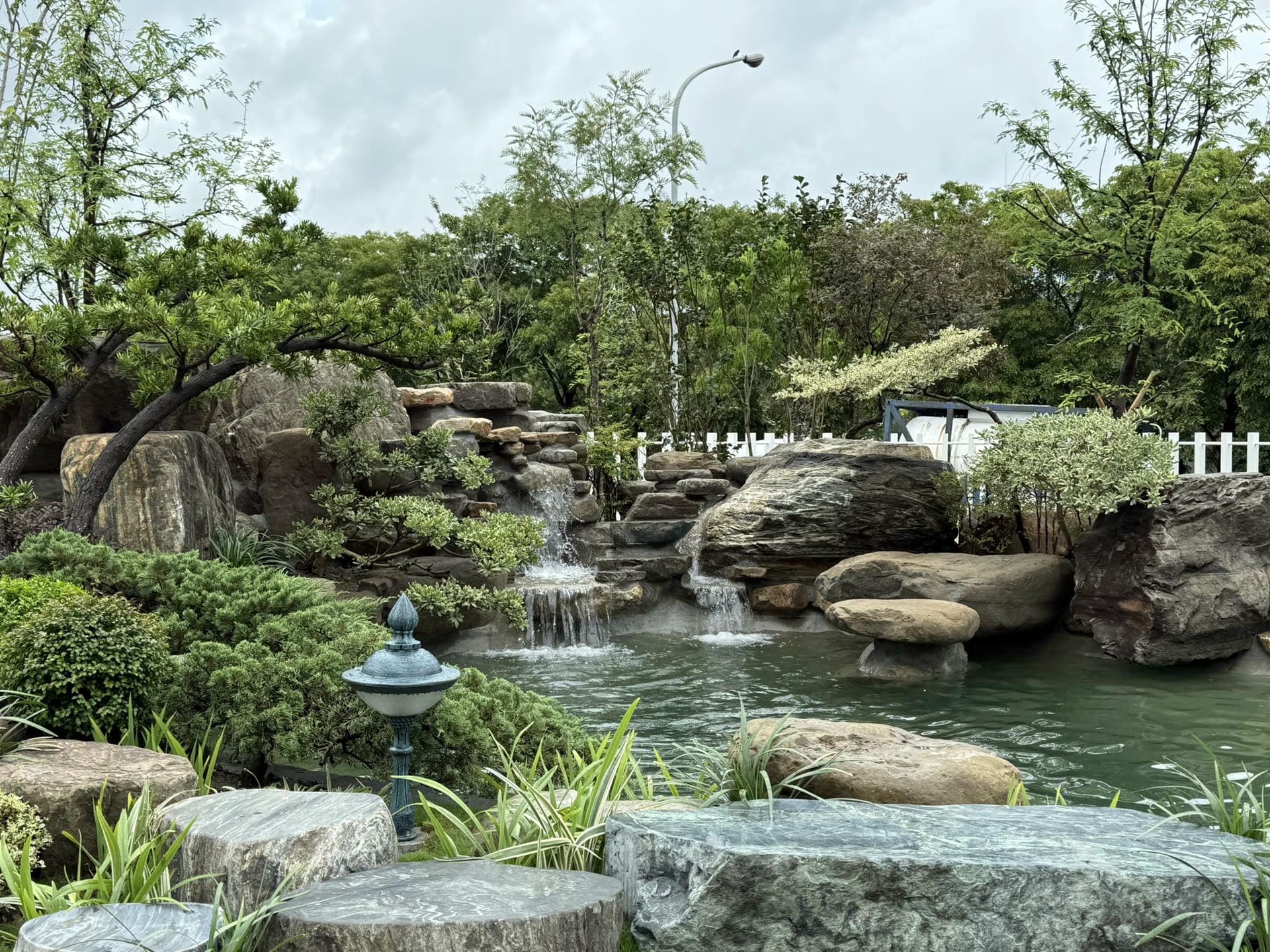 樹谷園區水池景觀